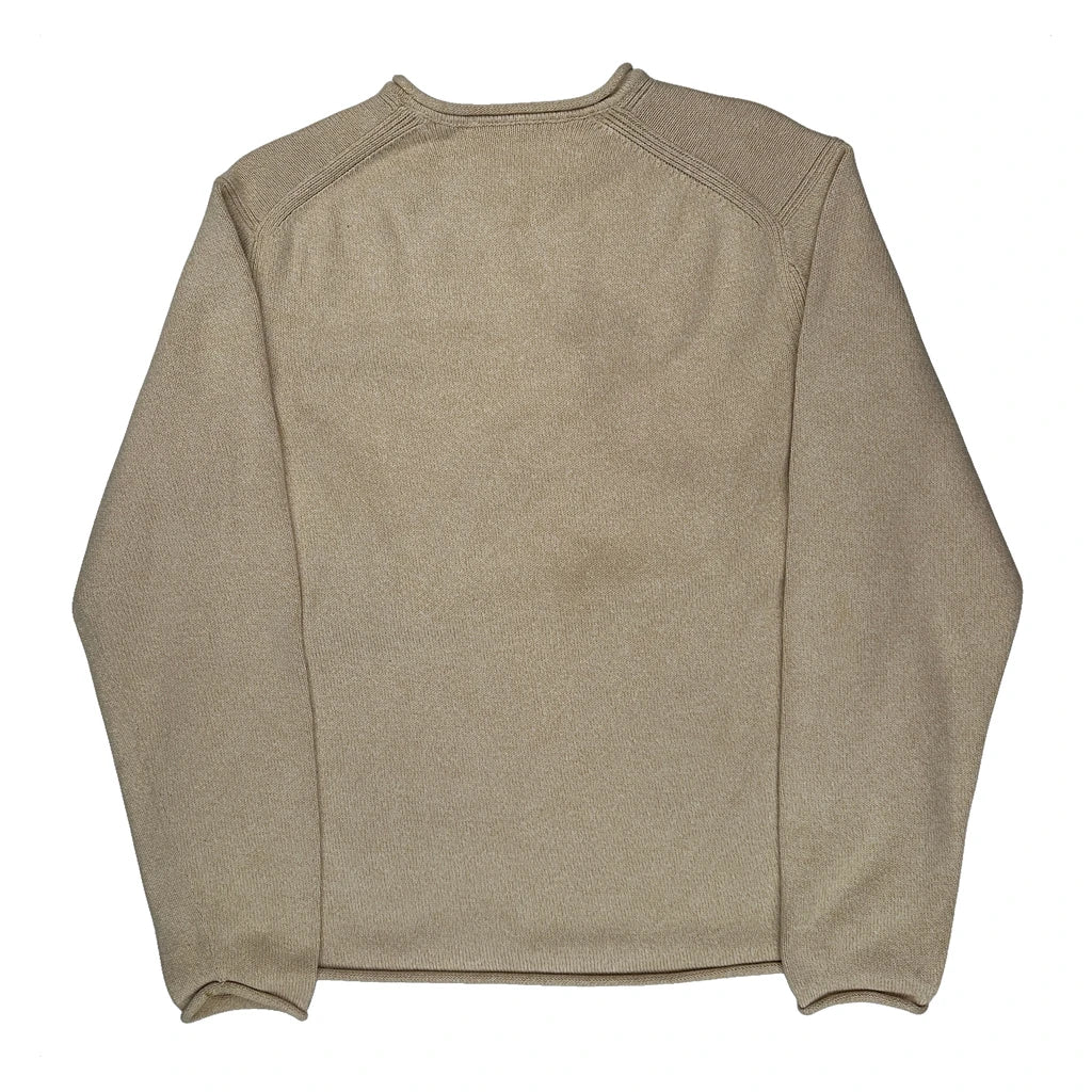 Tommy Hilfiger Sweater - Large Beige Cotton - Image 2