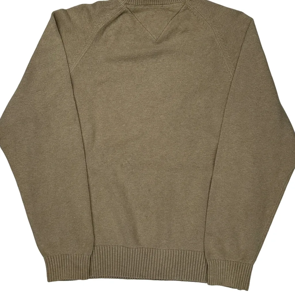 Tommy Hilfiger Sweater - Large Beige Cotton - Image 7