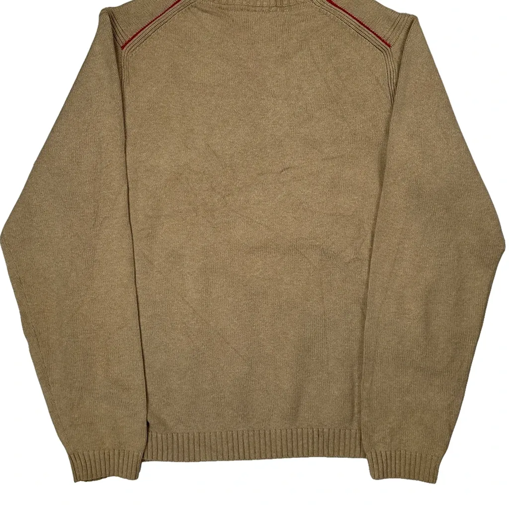 Tommy Hilfiger Sweater - Large Beige Cotton - Image 6