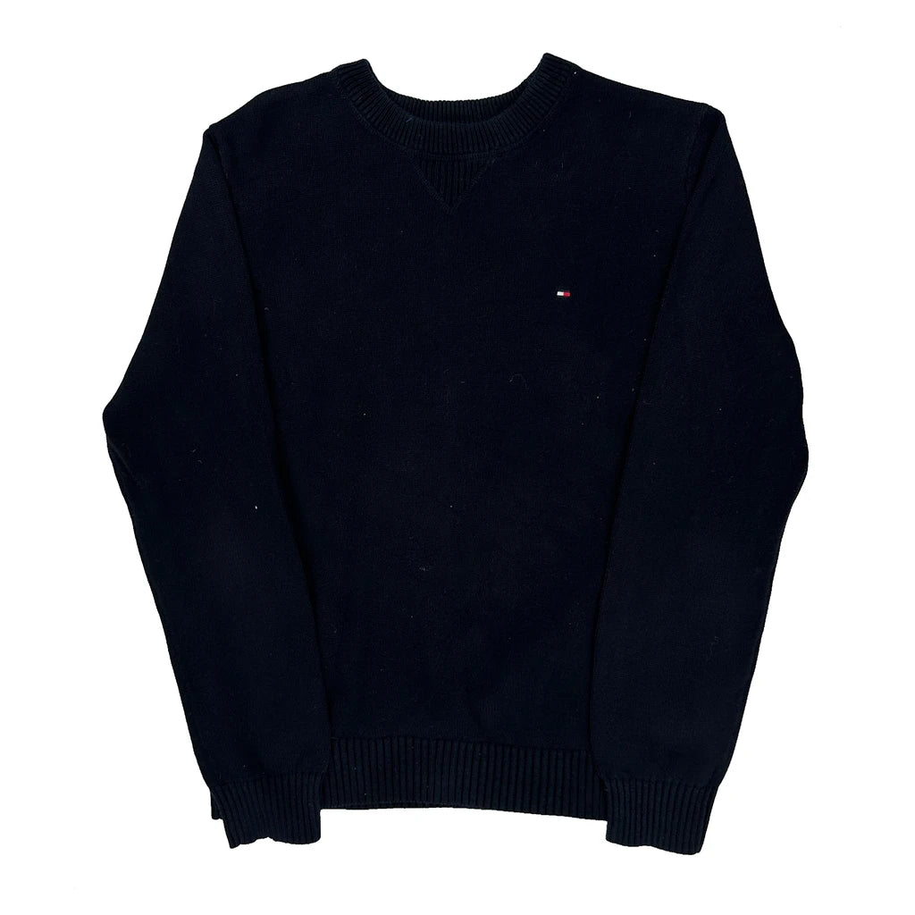 Tommy Hilfiger Sweater - Medium Black Cotton