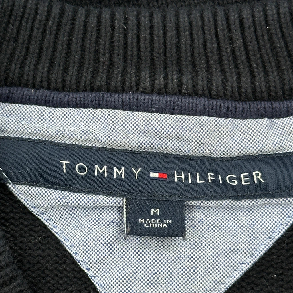 Tommy Hilfiger Sweater - Medium Black Cotton - Image 3
