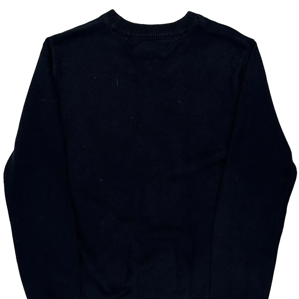 Tommy Hilfiger Sweater - Medium Black Cotton - Image 6
