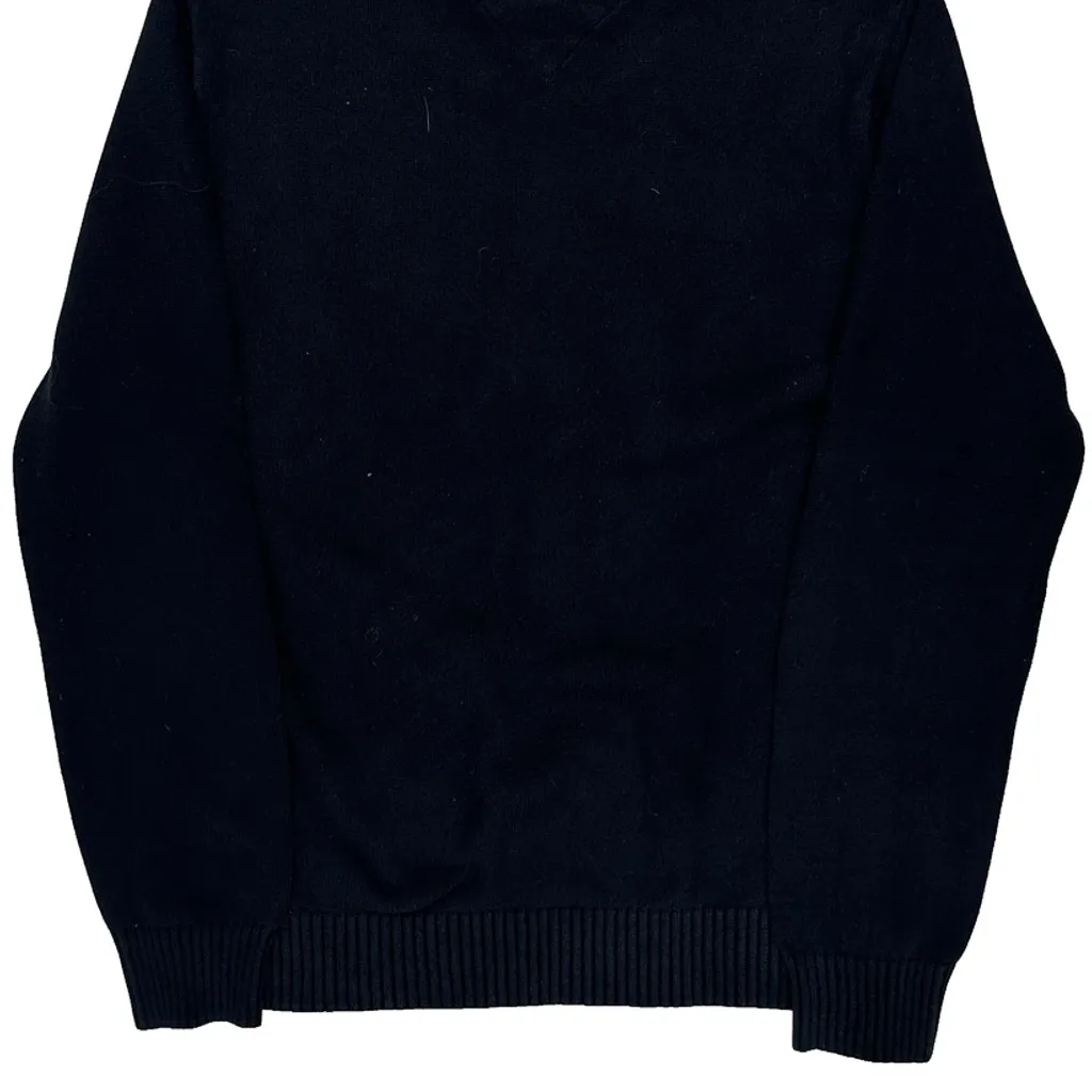 Tommy Hilfiger Sweater - Medium Black Cotton - Image 7