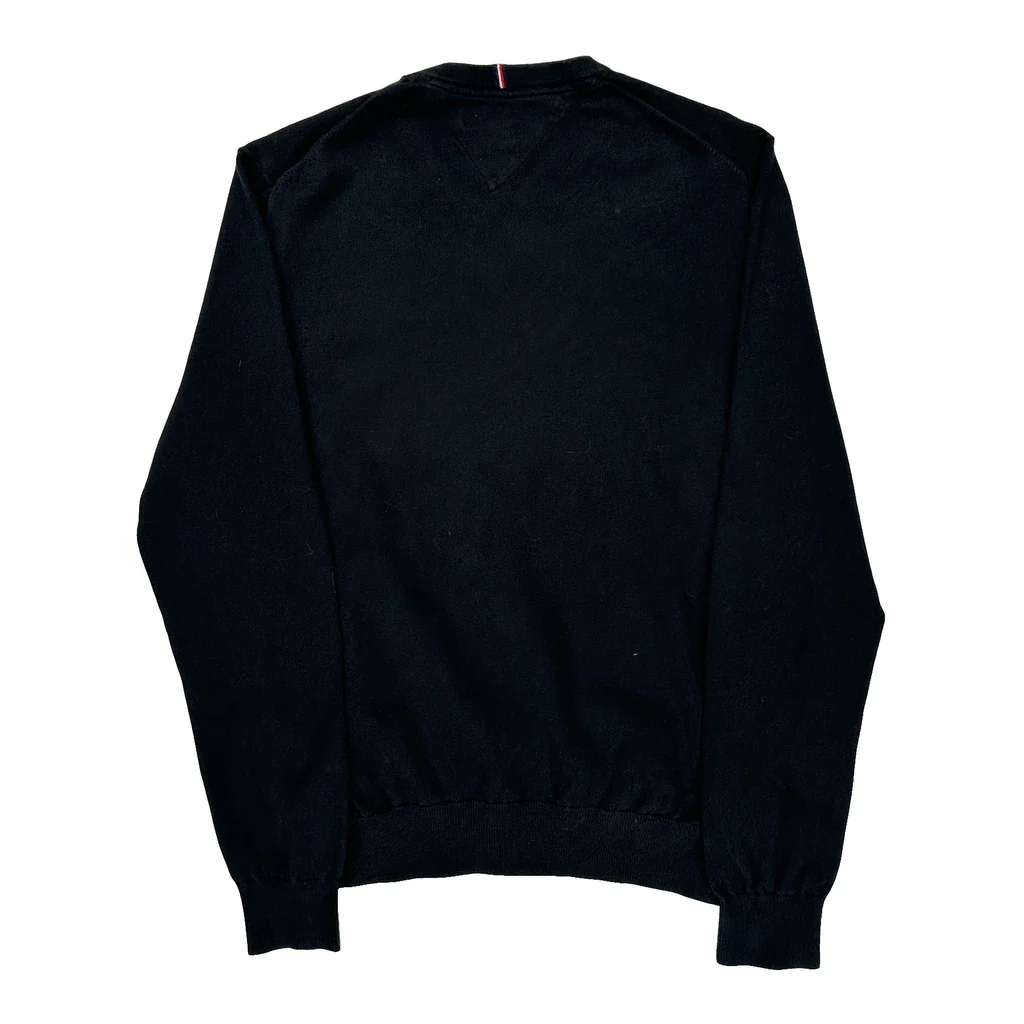 Tommy Hilfiger Sweater - Small Black Cotton - Image 2