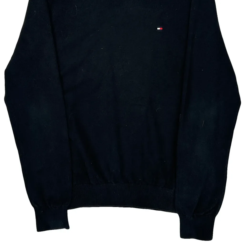 Tommy Hilfiger Sweater - Small Black Cotton - Image 4