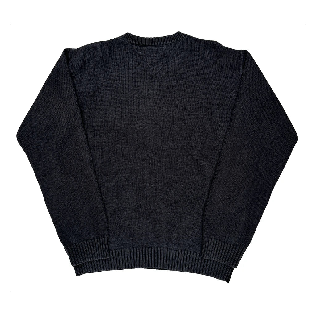Tommy Hilfiger Sweater - XL Black Cotton - Image 2