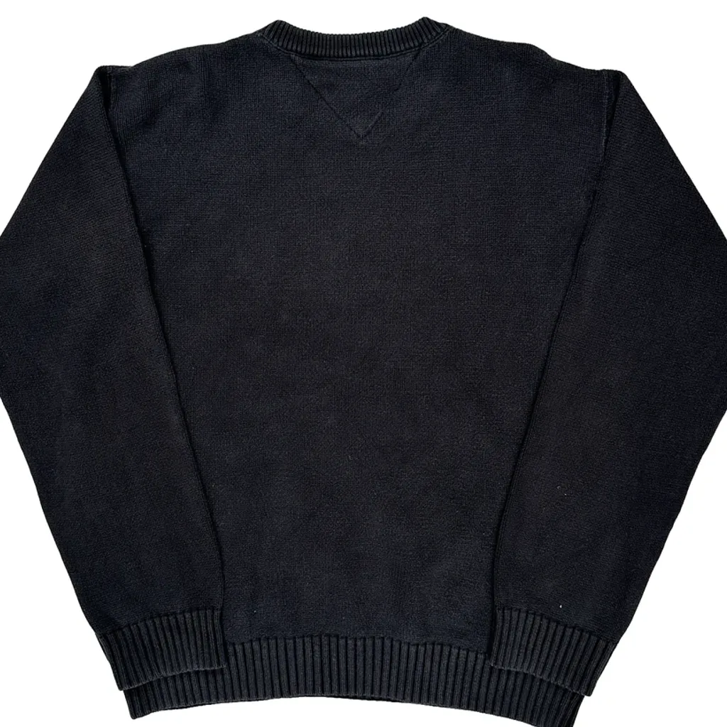 Tommy Hilfiger Sweater - XL Black Cotton - Image 6