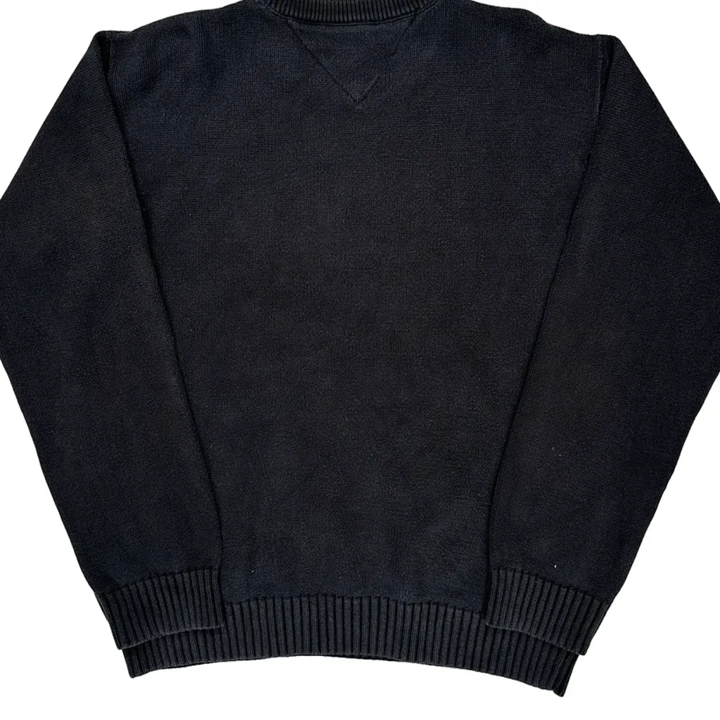 Tommy Hilfiger Sweater - XL Black Cotton - Image 7