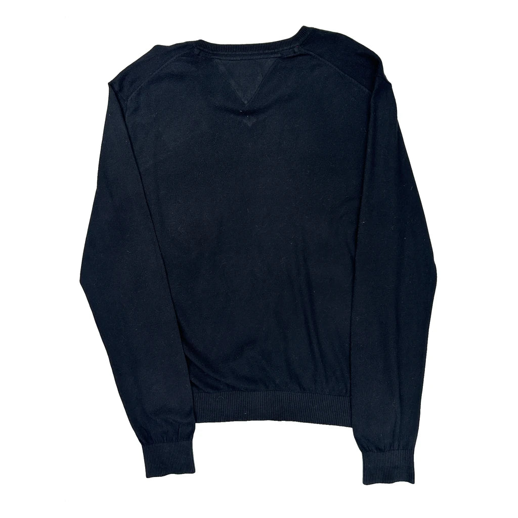 Tommy Hilfiger Sweater - XL Black Cotton Blend - Image 2