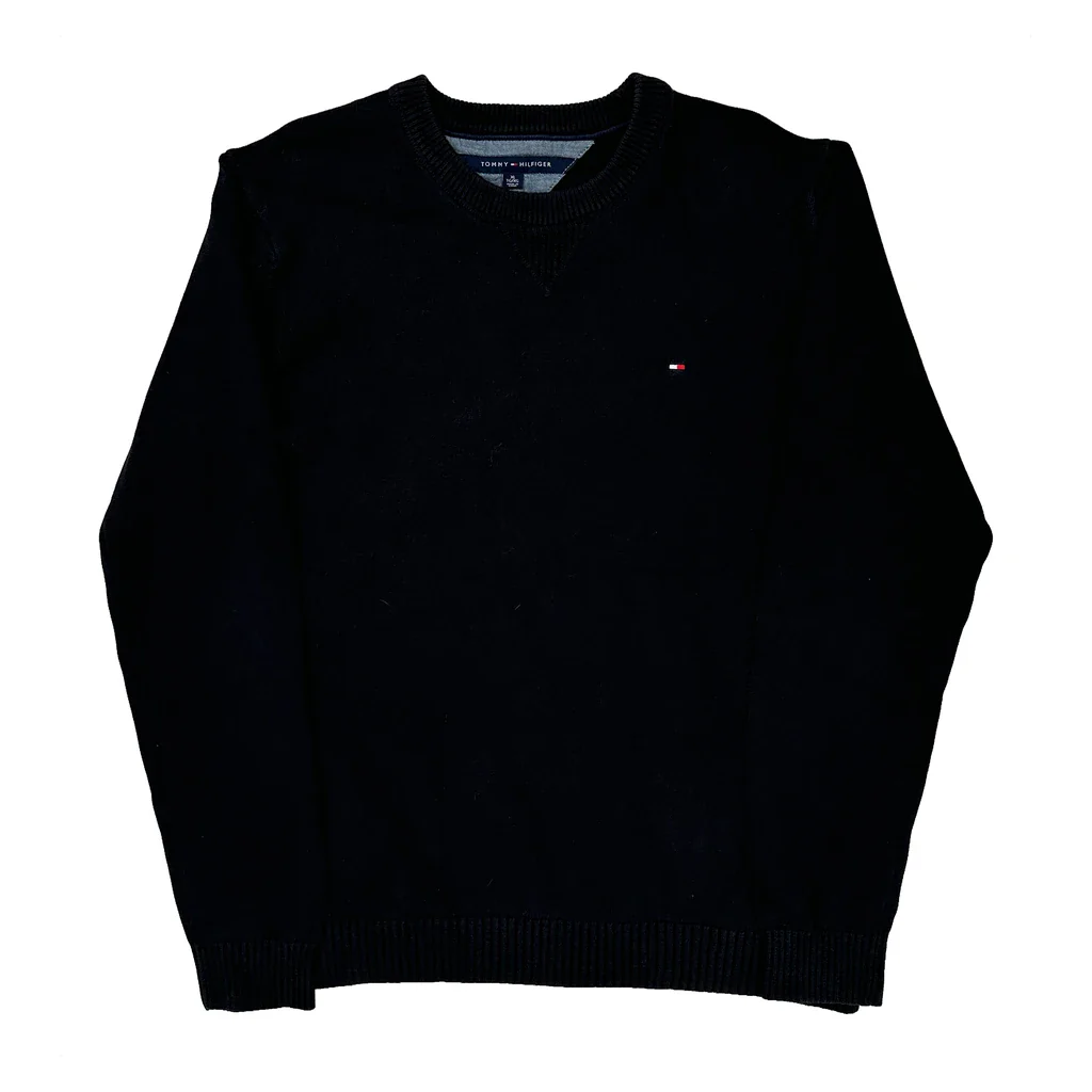 Tommy Hilfiger Sweater - XL Black Cotton