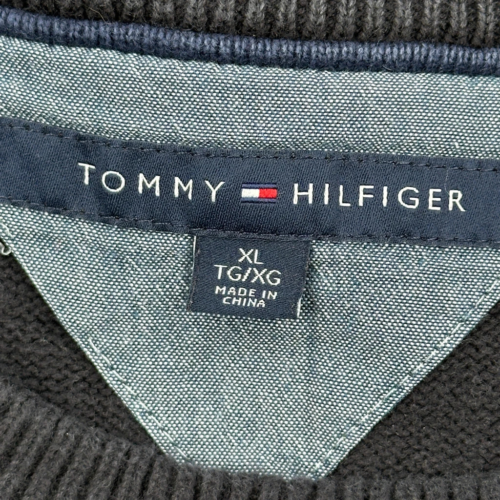 Tommy Hilfiger Sweater - XL Black Cotton - Image 3