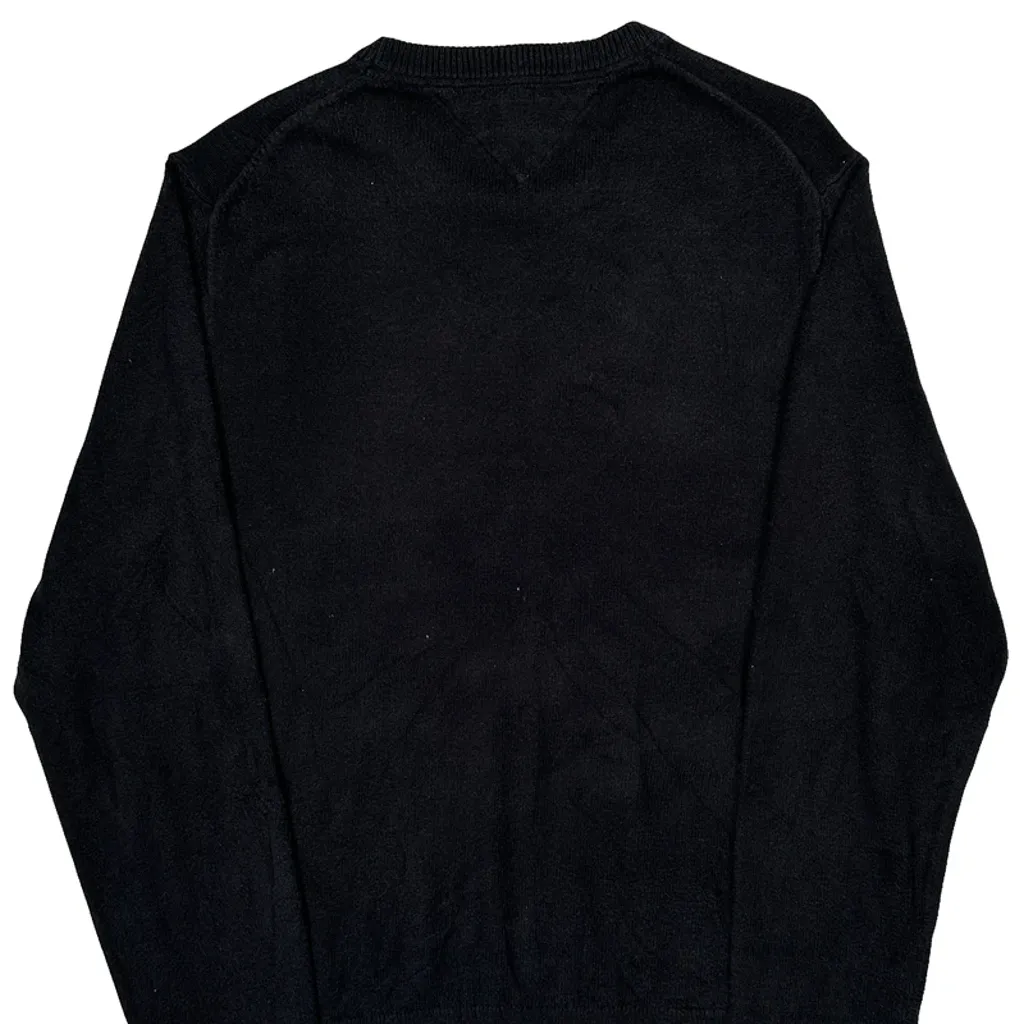 Tommy Hilfiger Sweater - XL Black Cotton - Image 7