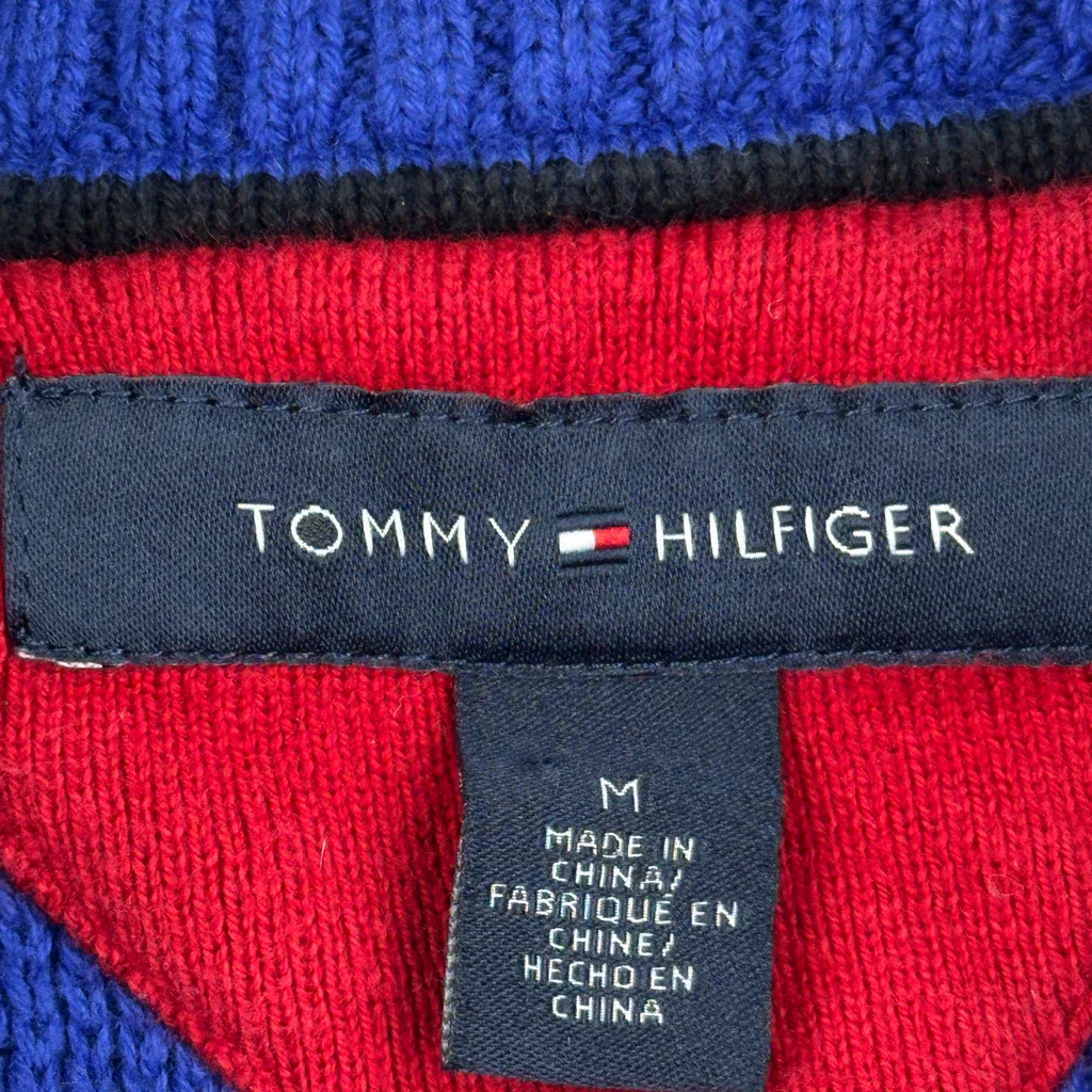 Tommy Hilfiger Sweater - Medium Blue Cotton - Image 3