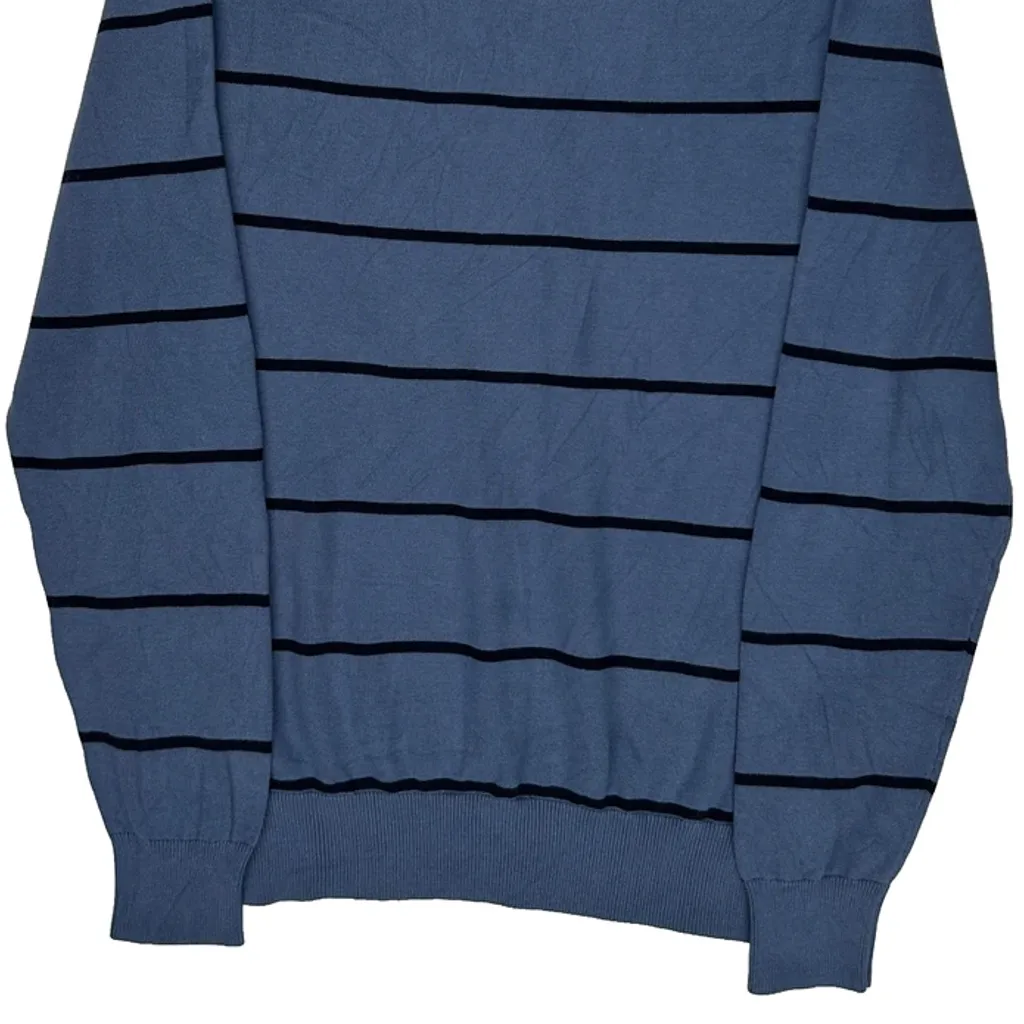 Tommy Hilfiger Striped Sweater - Small Blue Cotton - Image 6