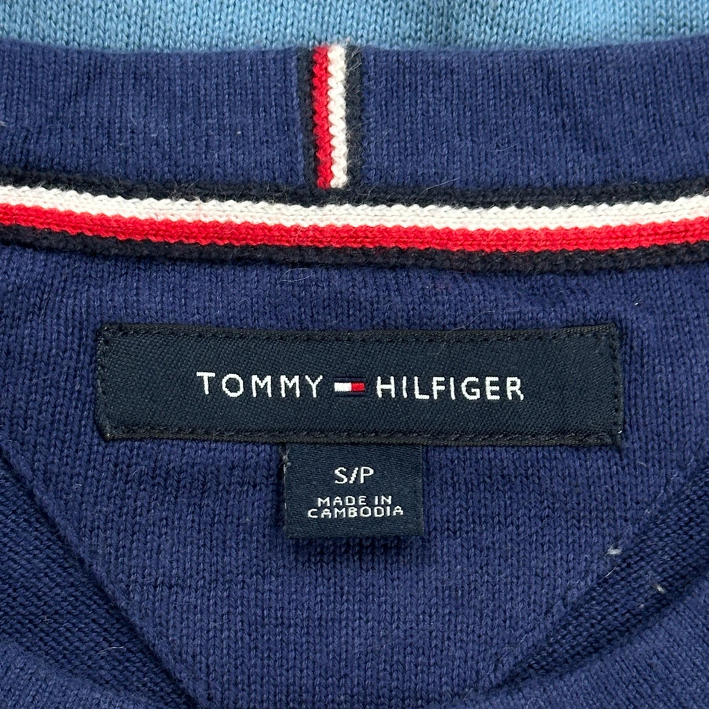 Tommy Hilfiger Striped Sweater - Small Blue Cotton - Image 3