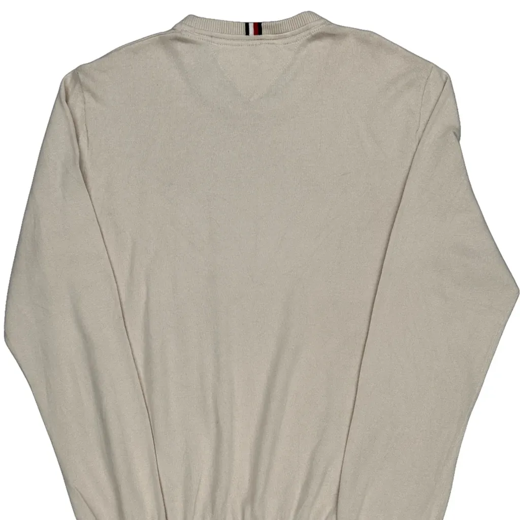 Tommy Hilfiger Sweater - Large Cream Cotton - Image 7