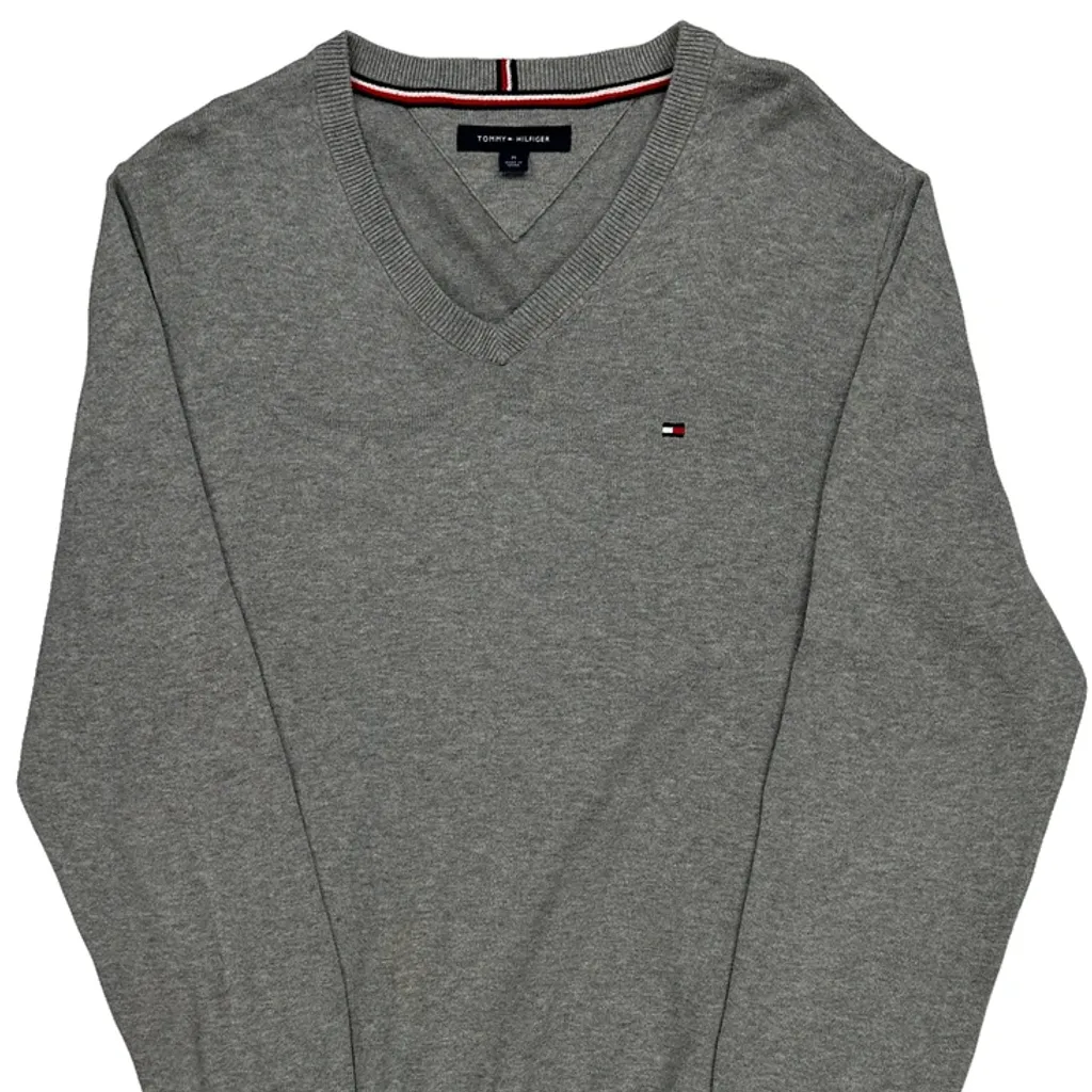 Tommy Hilfiger Sweater - Medium Gray Cotton - Image 4