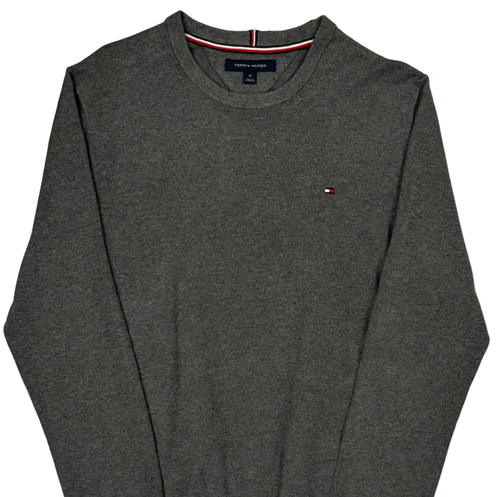 Tommy Hilfiger Sweater - Medium Gray Cotton - Image 4