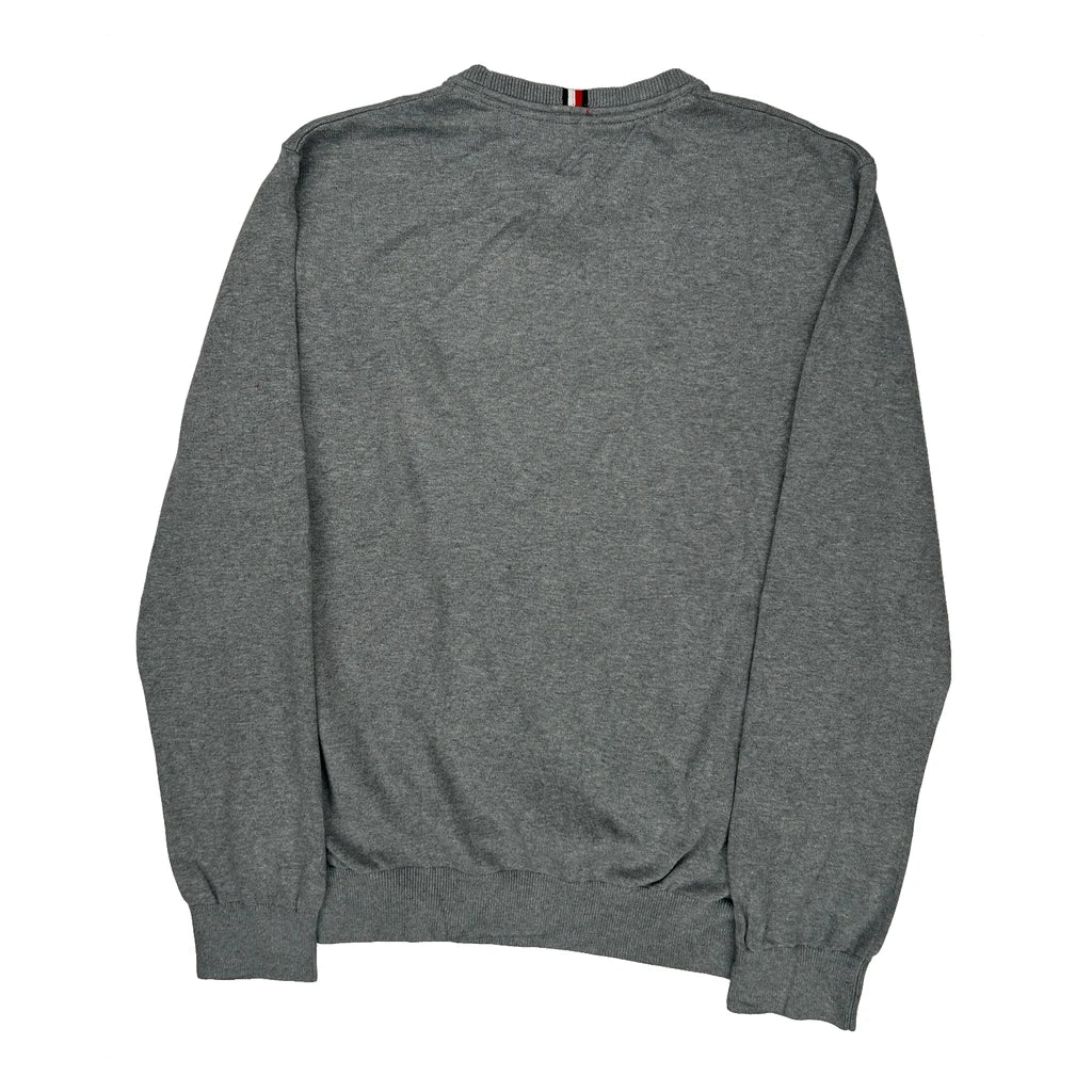 Tommy Hilfiger Sweater - XL Gray Cotton - Image 2