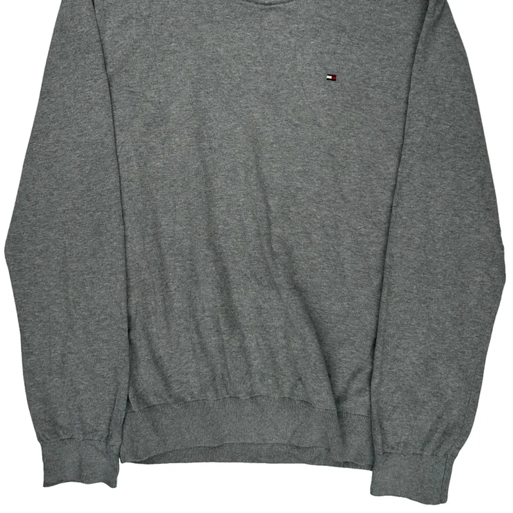 Tommy Hilfiger Sweater - XL Gray Cotton - Image 5