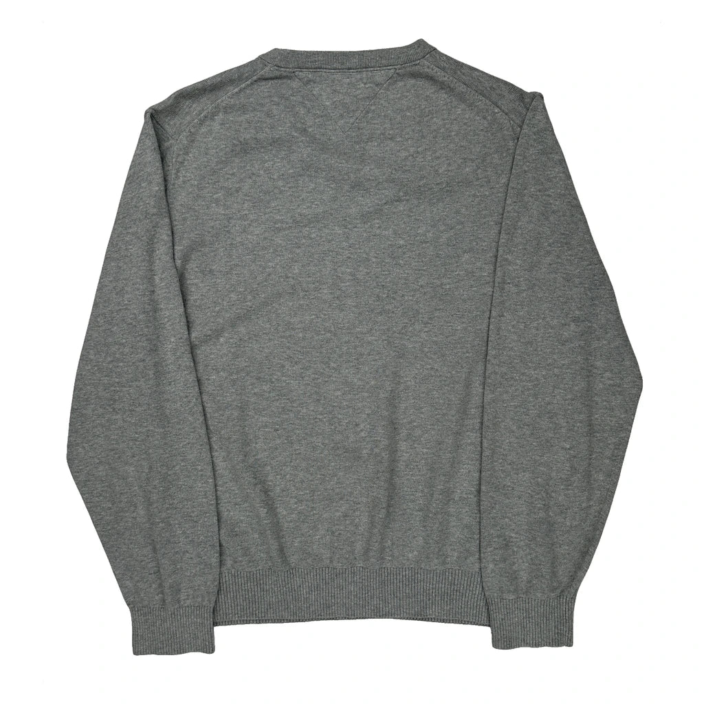 Tommy Hilfiger Sweater - XL Gray Cotton - Image 2