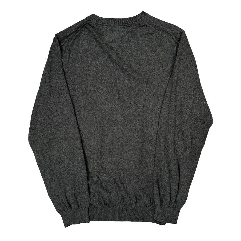 Tommy Hilfiger Sweater - XL Gray Cotton - Image 2