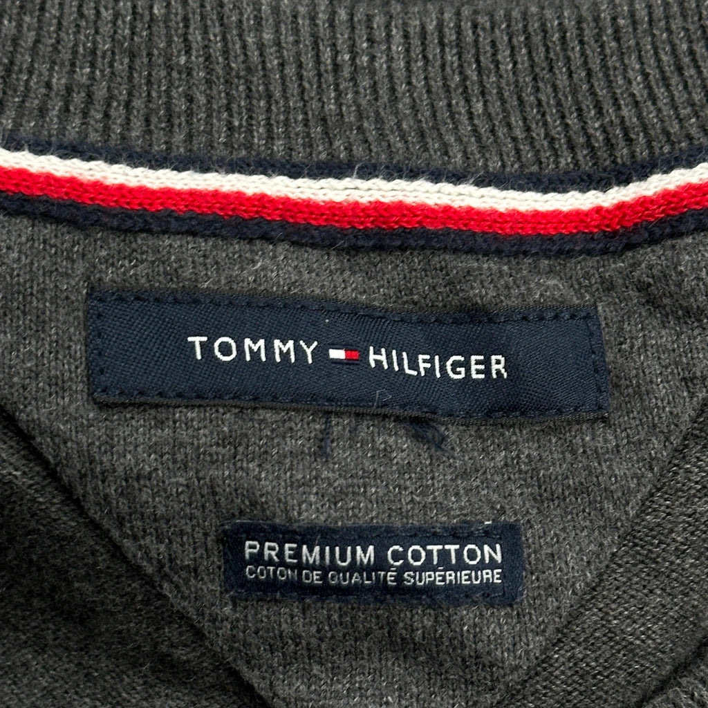 Tommy Hilfiger Sweater - XL Gray Cotton - Image 4
