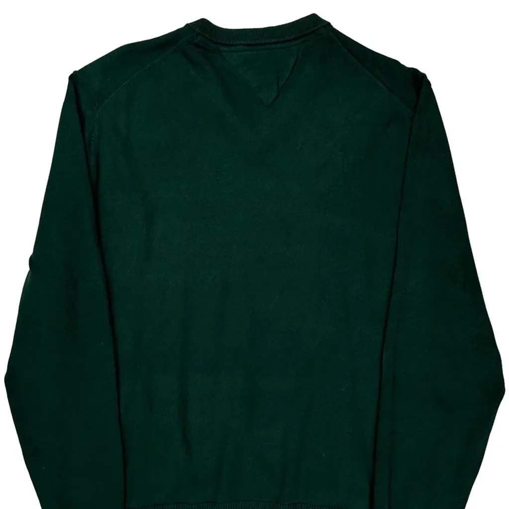Tommy Hilfiger Sweater - Large Green Cotton - Image 8