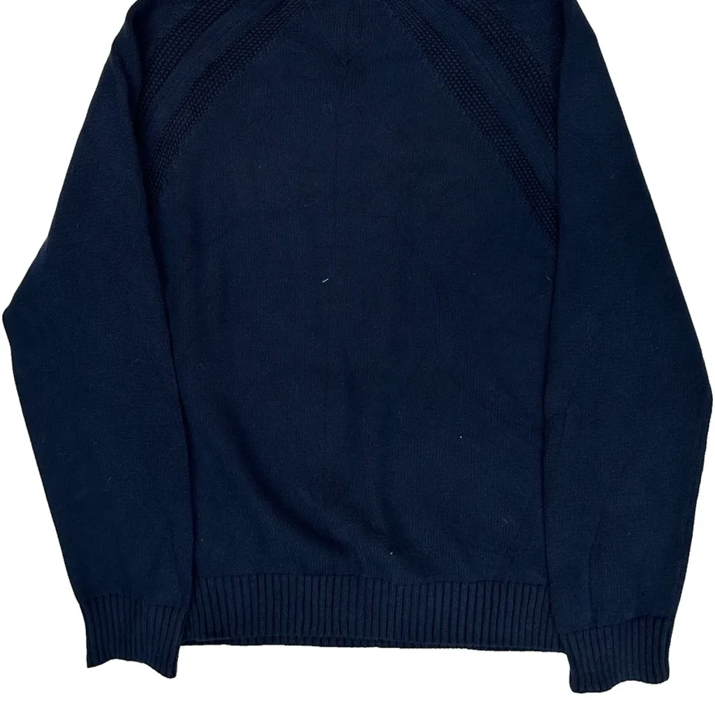 Tommy Hilfiger Sweater - Large Navy Cotton - Image 7