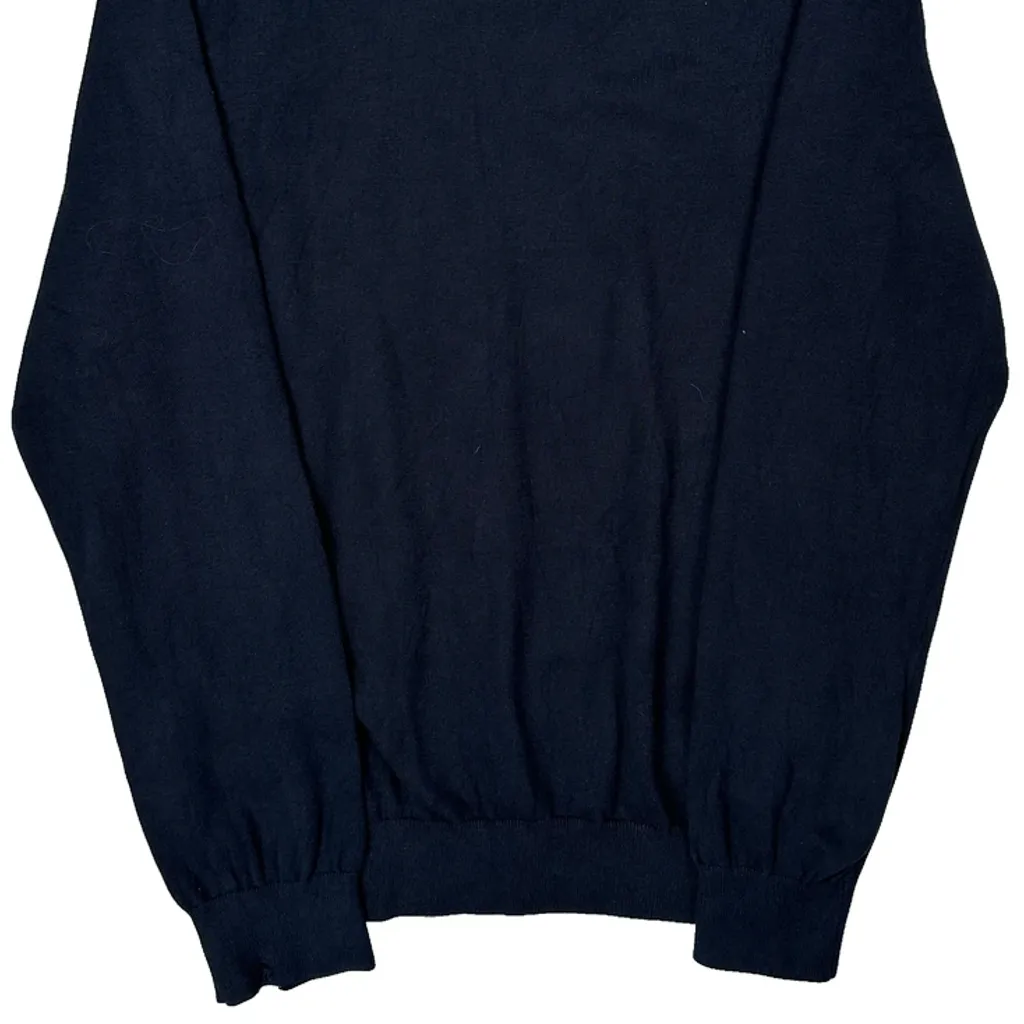 Tommy Hilfiger Sweater - Large Navy Cotton - Image 7