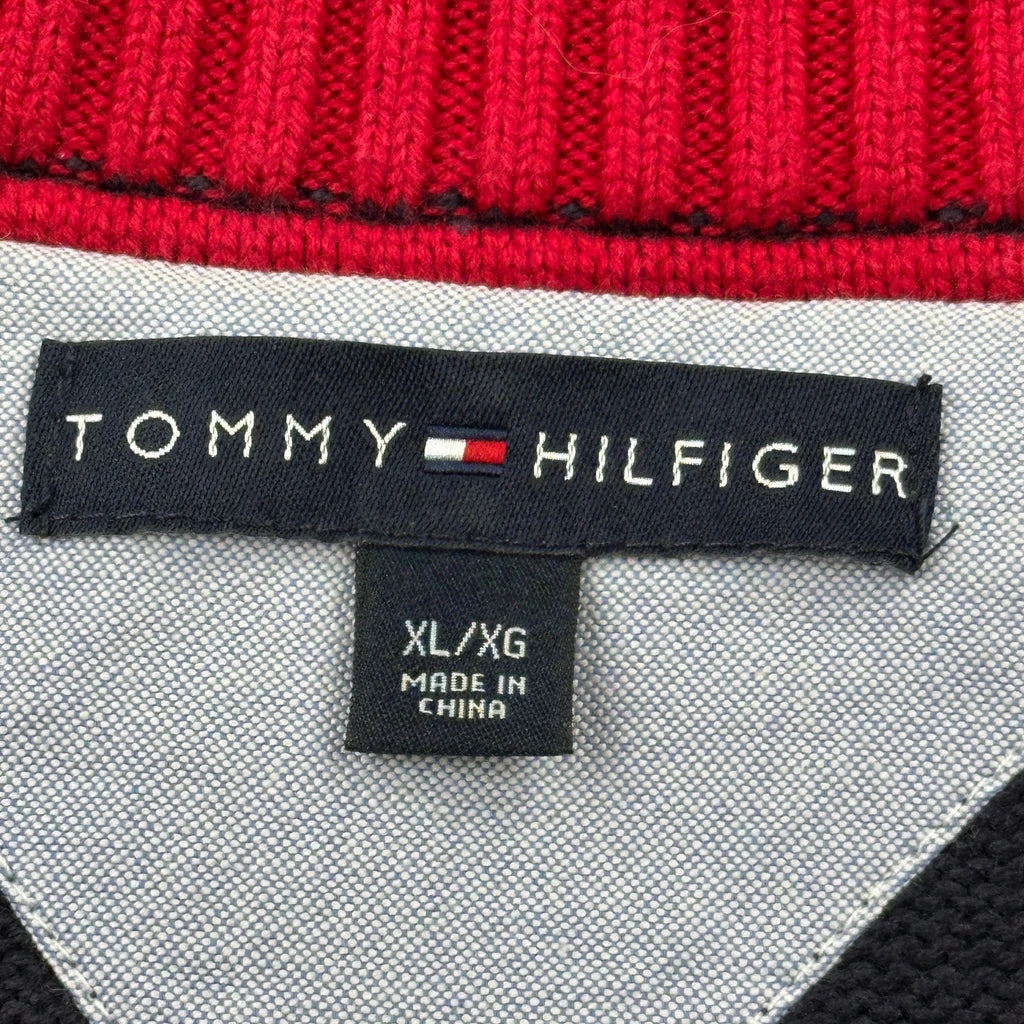 Tommy Hilfiger Sweater - XL Navy Cotton - Image 3