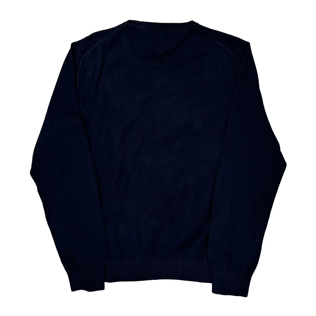 Tommy Hilfiger Sweater - XL Navy Cotton - Image 2