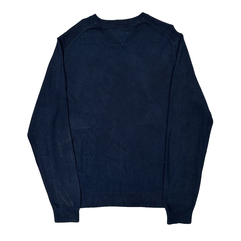 Tommy Hilfiger Sweater - XL Navy Cotton - Image 2