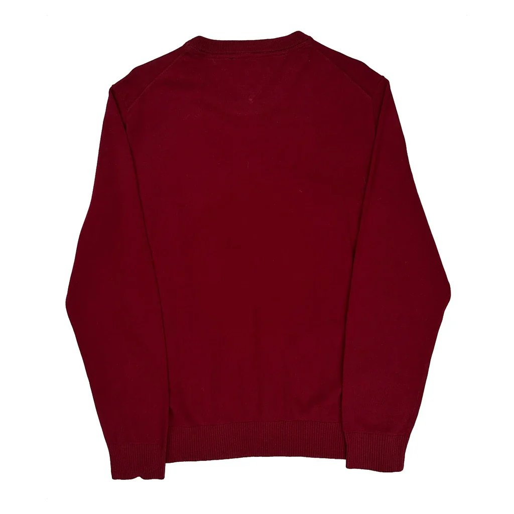 Tommy Hilfiger Sweater - Large Red Cotton - Image 2