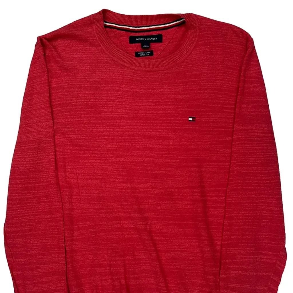 Tommy Hilfiger Sweater - Small Red Cotton - Image 5