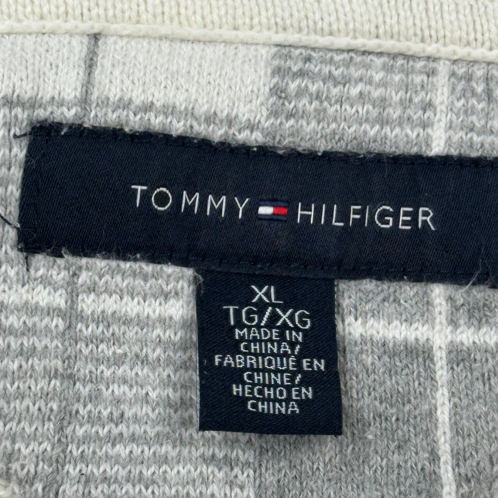 Tommy Hilfiger Sweater - XL White Cotton - Image 3