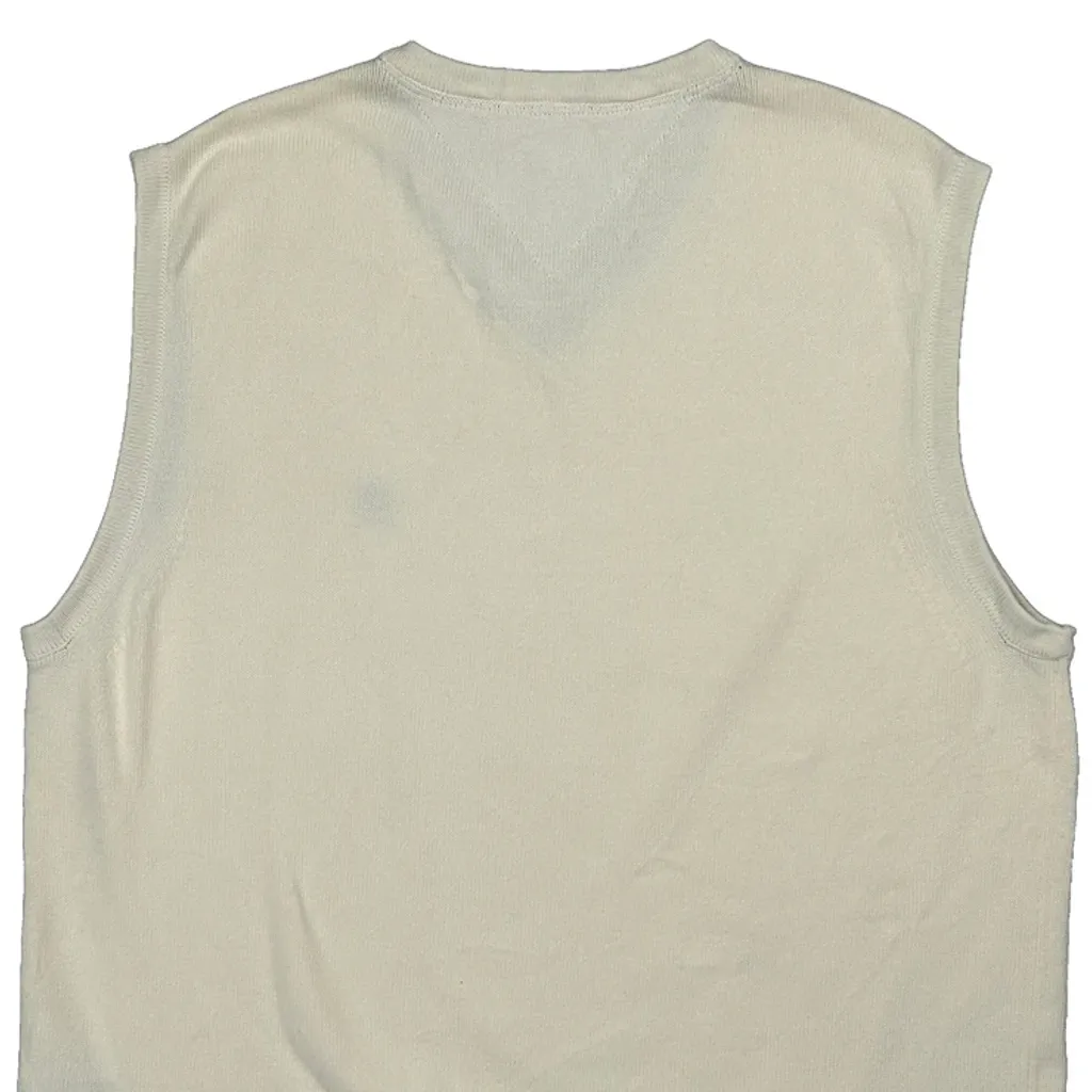 Tommy Hilfiger Sweater Vest - XL Cream Cotton - Image 7