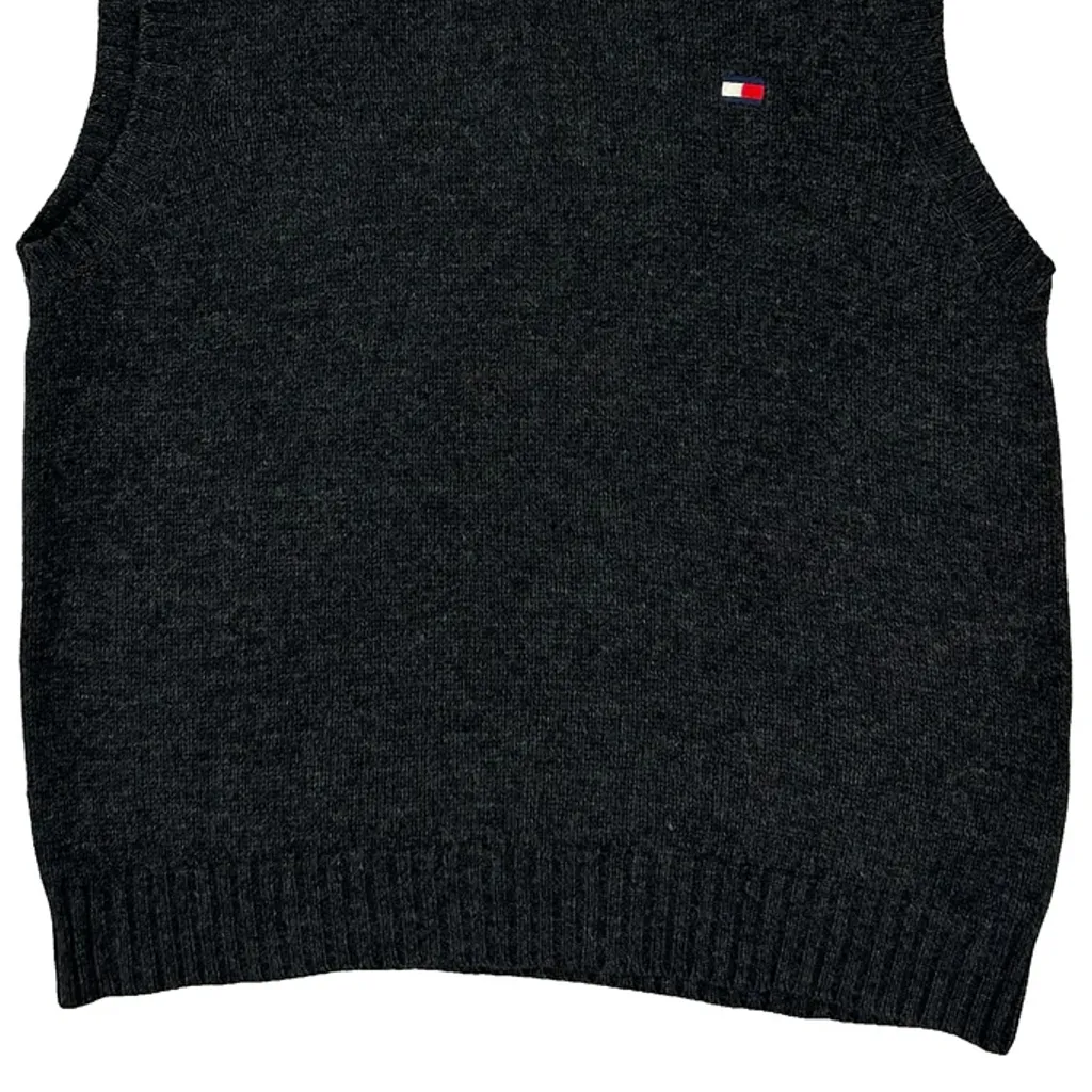 Tommy Hilfiger Sweater Vest - Medium Grey Wool - Image 4