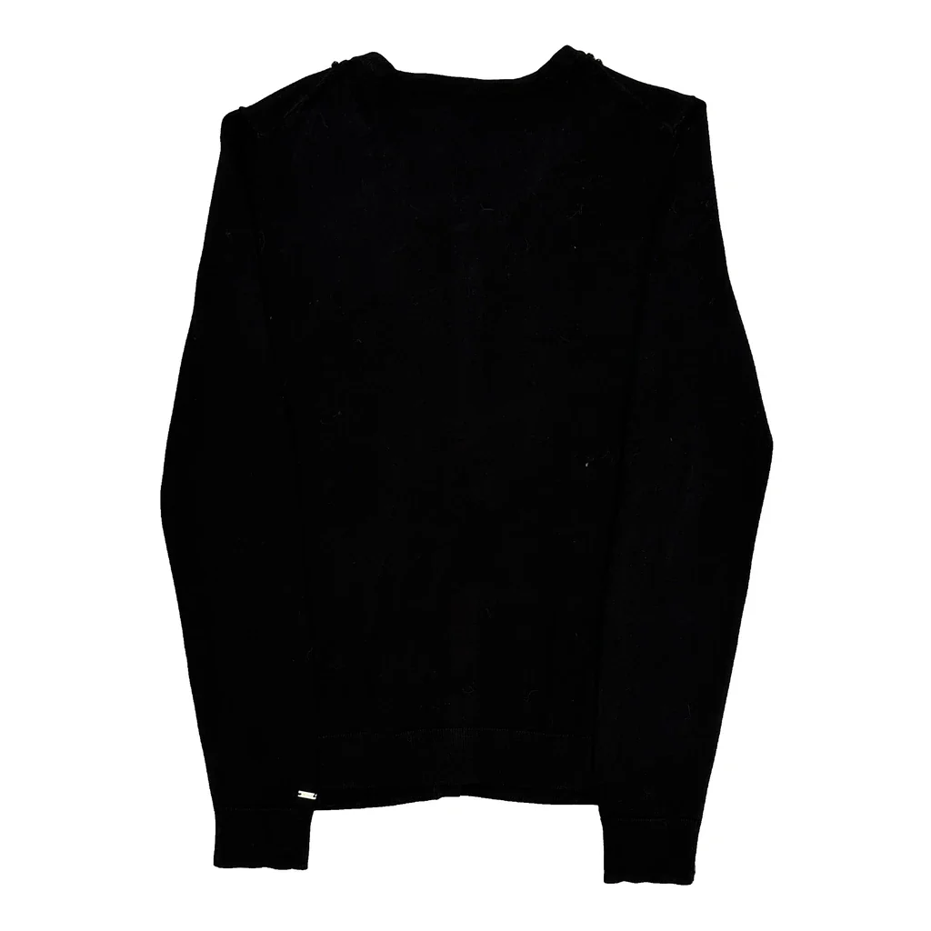 Tommy Hilfiger Studded Sweater - XS Black Cotton - Image 2