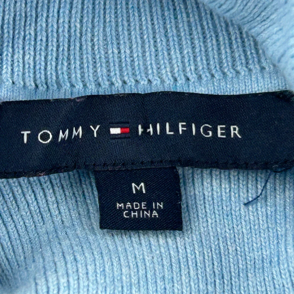 Tommy Hilfiger Sweater - Medium Blue Cotton - Image 3