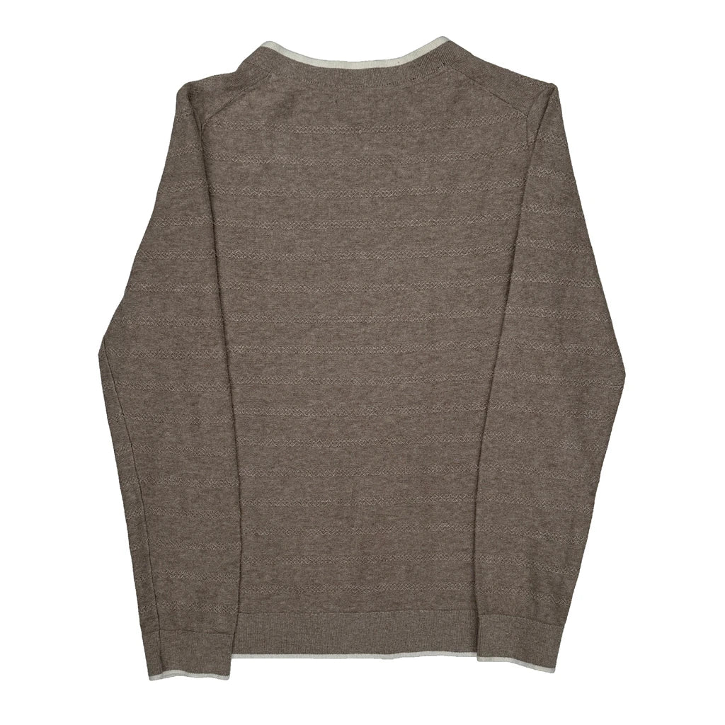 Tommy Hilfiger Sweater - Small Brown Cotton - Image 2