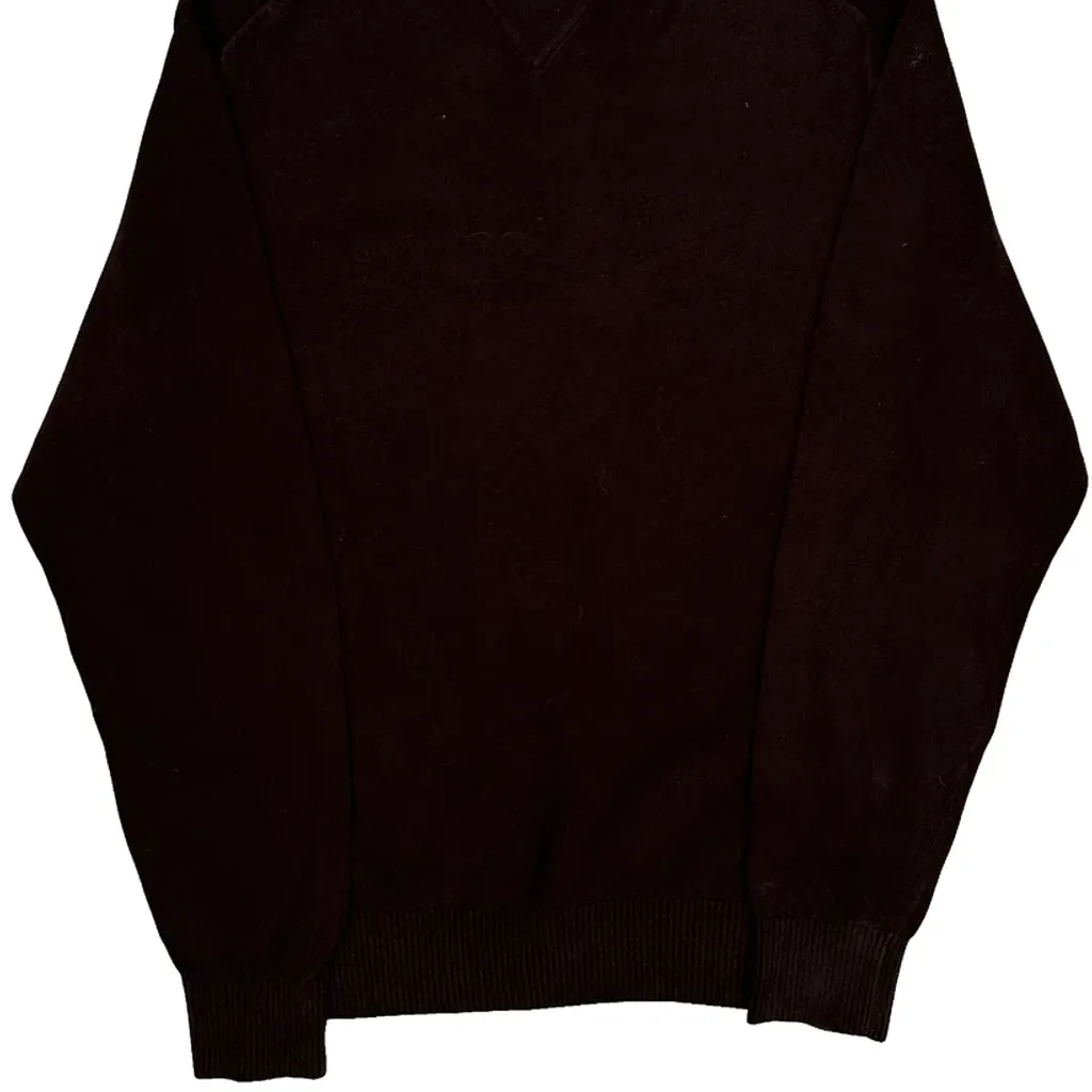 Tommy Hilfiger Sweater - Small Brown Cotton - Image 6