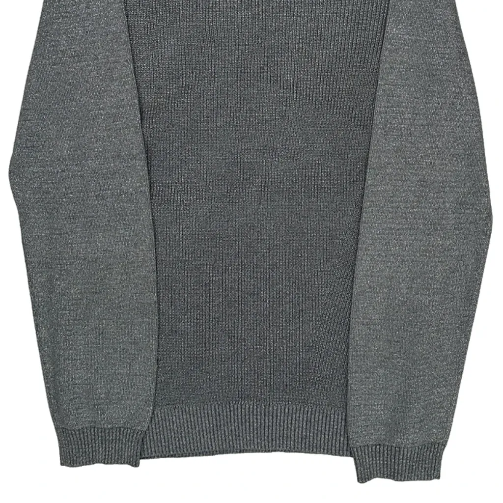 Tommy Hilfiger Sweater - Large Gray Cotton Blend - Image 5