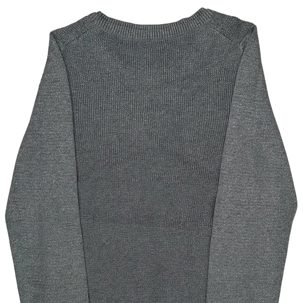 Tommy Hilfiger Sweater - Large Gray Cotton Blend - Image 7