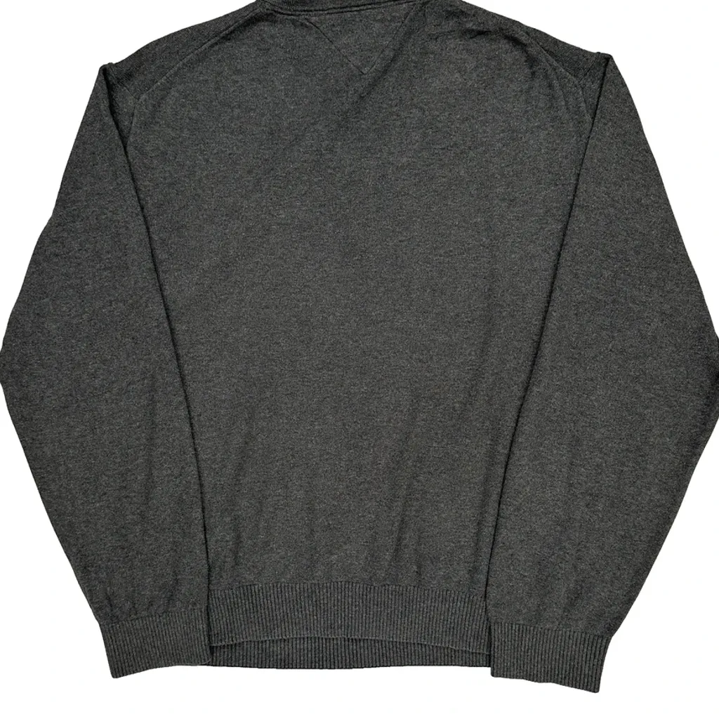 Tommy Hilfiger Sweater - XL Gray Cotton - Image 7