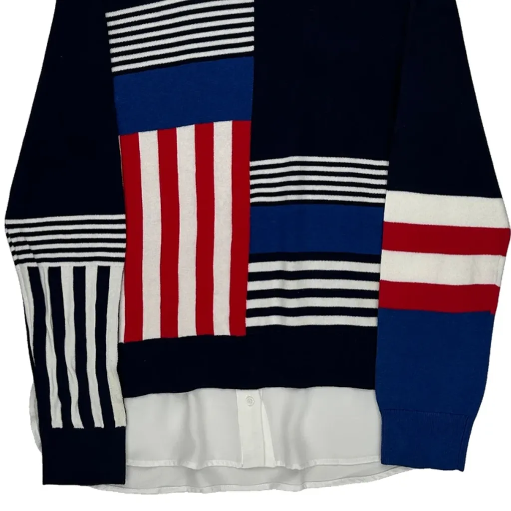Tommy Hilfiger Striped Sweater - Small Multicoloured Cotton - Image 4