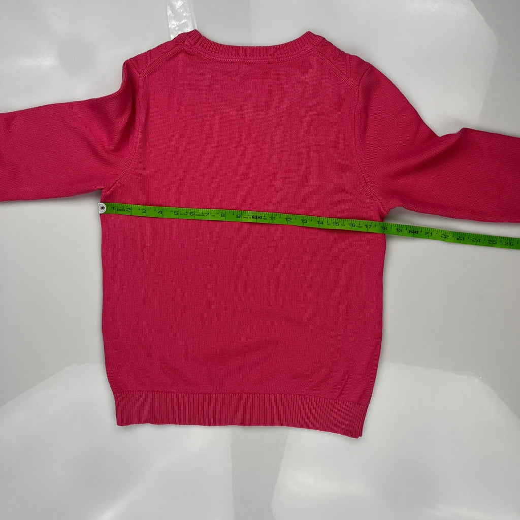 Tommy Hilfiger Sweater - Medium Pink Cotton - Image 3