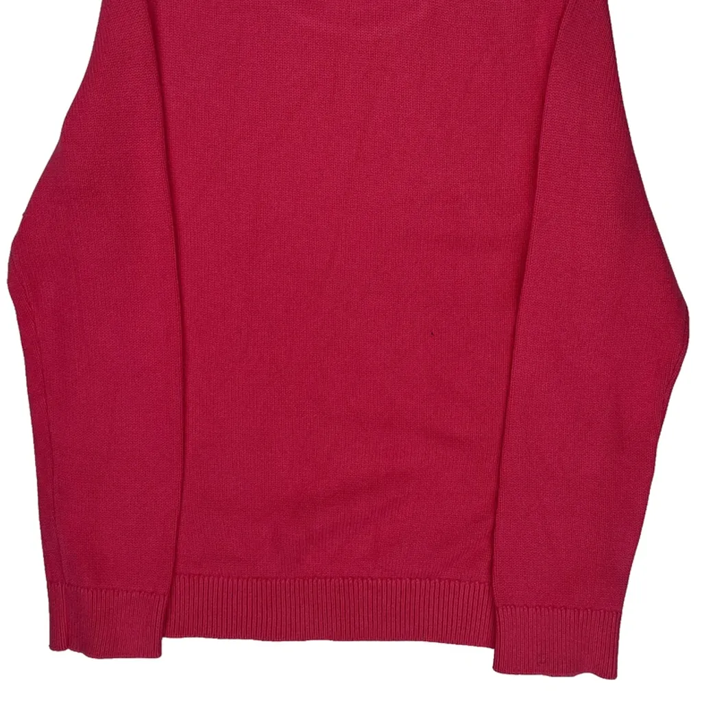 Tommy Hilfiger Sweater - Medium Pink Cotton - Image 7