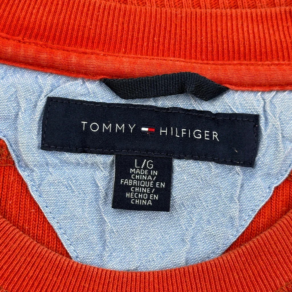 Tommy Hilfiger Sweater - Large Red Cotton - Image 3