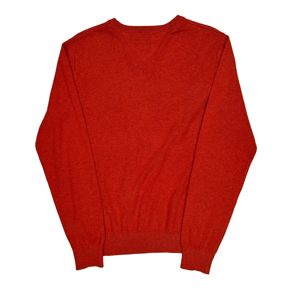 Tommy Hilfiger Sweater - Medium Red Cotton - Image 2